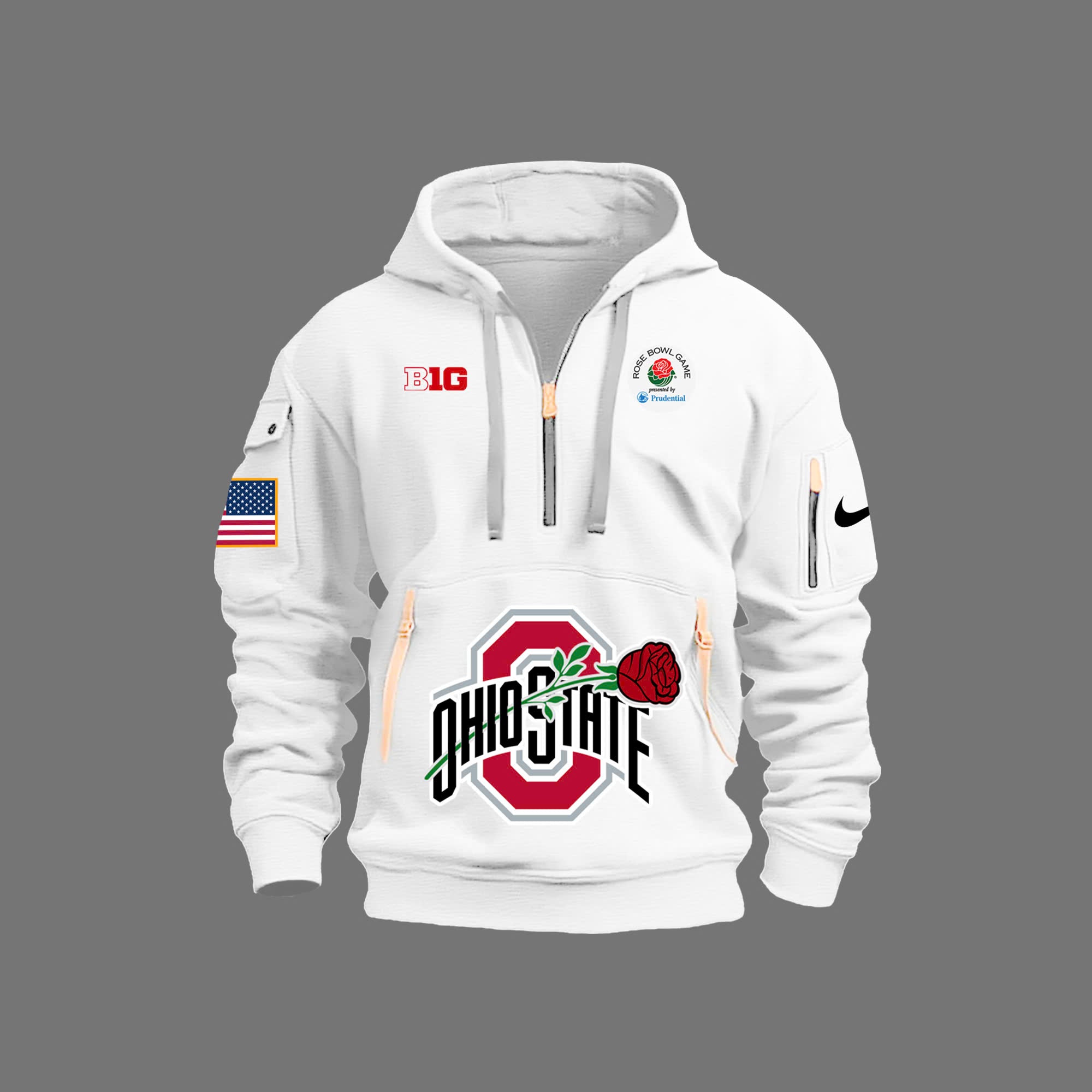 Ohio State Buckeyes Rose Bowl Game 2025 New Hoodie